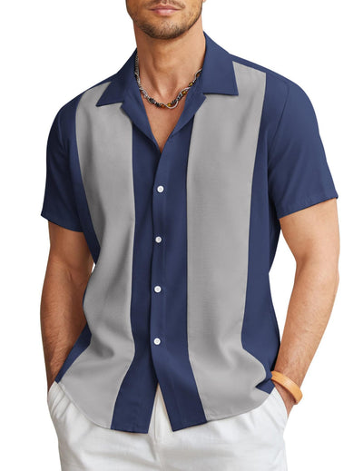 Camisa Hawaiana Versátil de Manga Corta para Hombre - Image 26