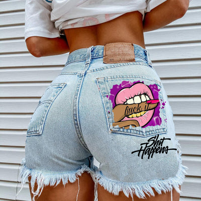 Shorts de Mezclilla Rotos con Detalles Mordidos - Estilo Fashion - Image 5