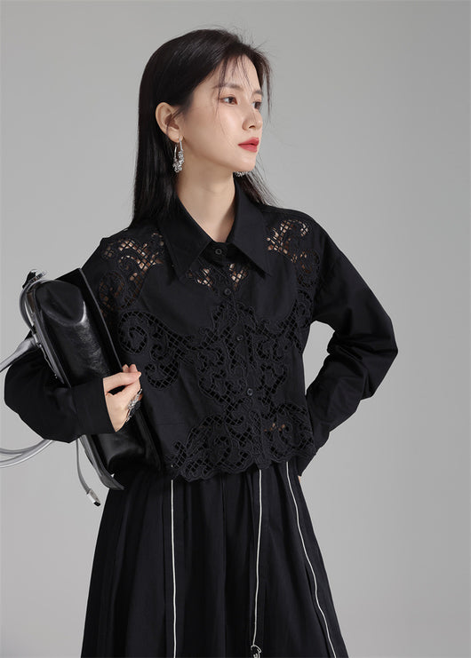 Blusa Calada de Crochet para Mujer - Colección Otoño - Image 10