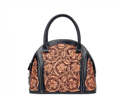 Bolso Tote Multicusos de Cuero con Punta de Concha para Mujer - Image 10