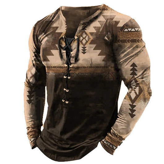 Playera Deportiva Manga Larga con Estampado Europeo y Americano para Hombre - Image 15
