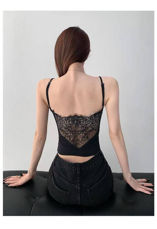 Camiseta de Algodón para Mujer con Sostén Acolchado Integrado - Image 10