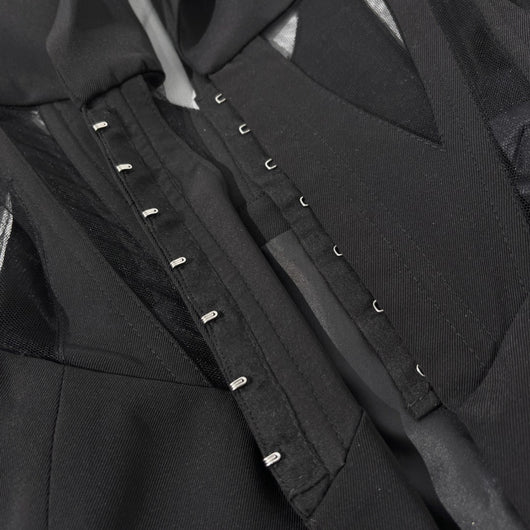 Blazer Ejecutivo con Cintura Ajustable de Malla - Image 10