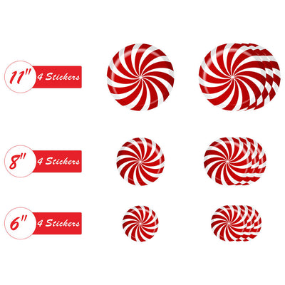 Pegatinas Navideñas de Copos de Nieve para Decoración de Paredes - Image 7