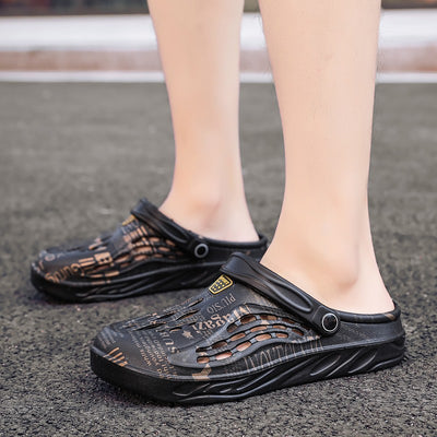 Sandalias de Verano con Estampado de Letras para Hombre - Image 2