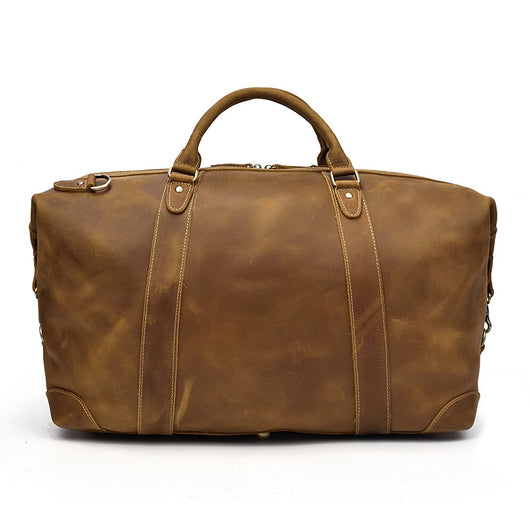 Bolsa de Viaje Grande en Cuero Crazy Horse - Capacidad Máxima - Image 17