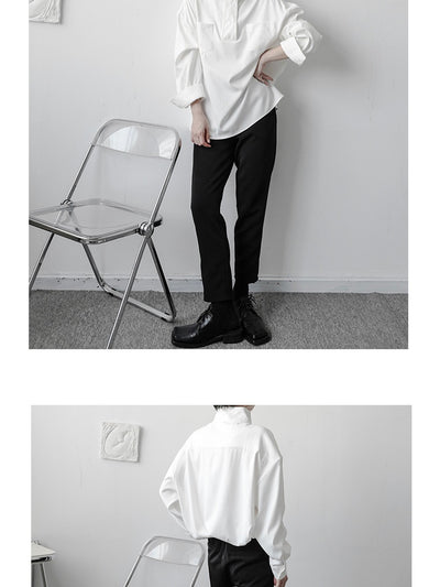 Camisa Casual Cuello Alto para Hombre - Image 17