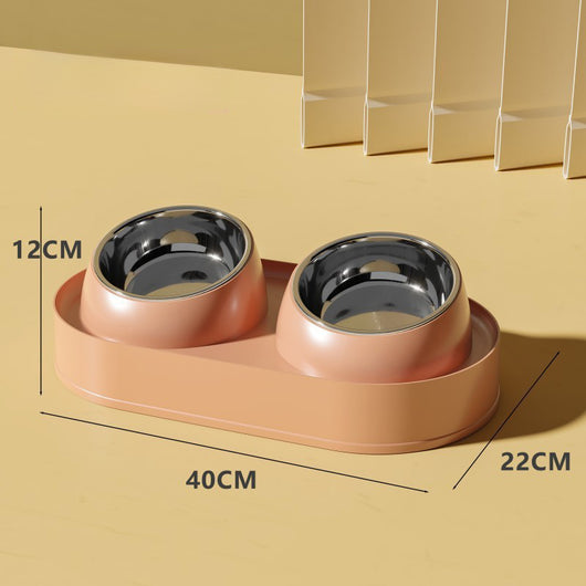 Comedero Doble Elevado para Mascotas con Protección Cervical y Base Antideslizante - Image 9