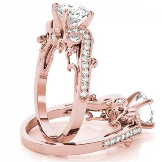 Anillo de Compromiso Princesa Estilo Europeo y Americano - Image 3
