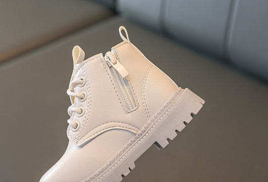 Botines Cortos de Cuero para Bebé - Diseño Importado Premium - Image 2