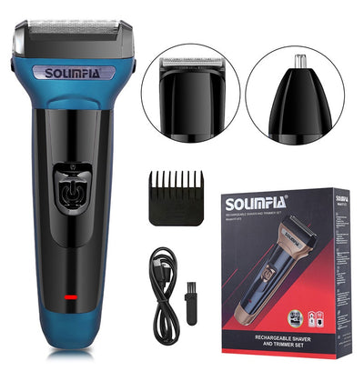 Afeitadora Eléctrica 3 en 1 Recíproca con Cortapelo Integrado - Image 13