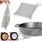 Limpiador de Sartenes de Acero Inoxidable - Malla de Acero para Cocina