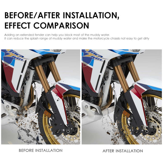 Extensiones de Guardabarros Delantero y Trasero para Honda CRF1100L Africa Twin - Image 8