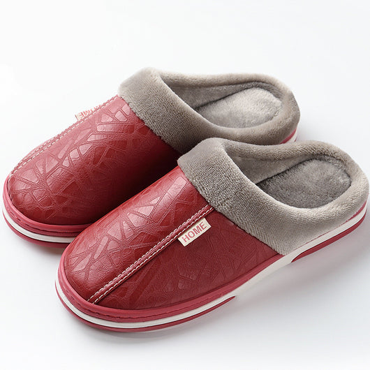 Pantuflas de Algodón Impermeables con Suela PU - Image 5