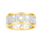 Sterling Silver Crystal Diamond Couple Ring AMOUR TOUJOURS 5th