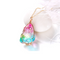 Collar de Cristal Multicolor con Siete Piedras Naturales - Colgante Transparente Envuelto