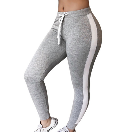 Leggings Deportivos de Cintura Alta con Diseño Combinado de Colores