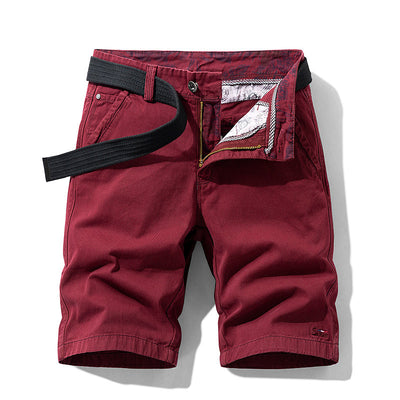 Pantalones Cortos Casuales para Hombre Estilo Coreano Ajuste Slim Algodón - Image 5