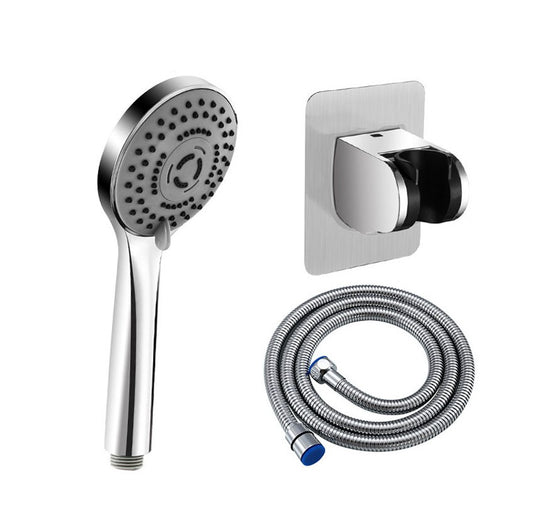 Conjunto de Ducha Manual Plateado Moderno