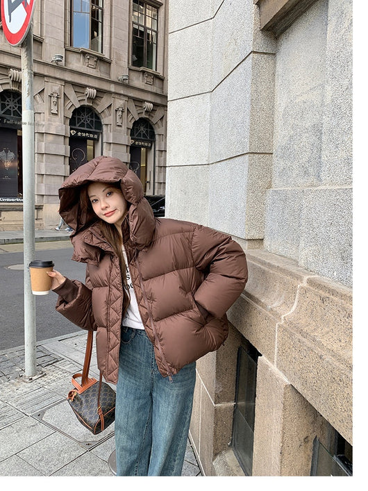 Chaqueta Acolchada Suelta Estilo Coreano en Algodón - Image 15