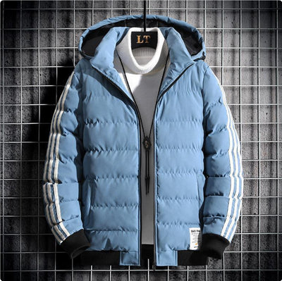 Abrigo Acolchado de Algodón para Hombre Estilo Coreano Invierno - Image 11