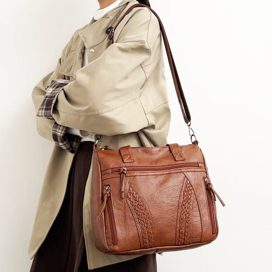 Bolso Retro Vintage Mujer Capacidad Grande Estilo Europeo - Image 3