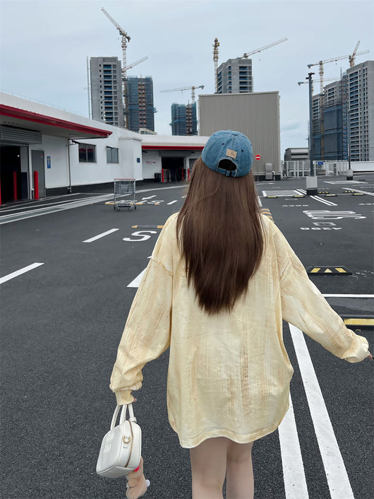 Camiseta Casual de Manga Larga para Hombre con Diseño Artístico Splash - Image 8