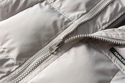Chaqueta Abrigada de Rayas para Hombre - Image 9