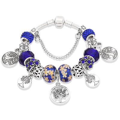 Pulsera de flores con hojas pintadas - Image 25