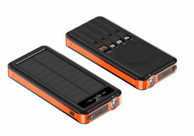 Cargador Solar Portátil Resistente al Agua con Cable - Image 10