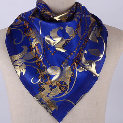 Pañuelo de Seda Estampado Jacquard para Mujer - Cobertura Elegante - Image 18