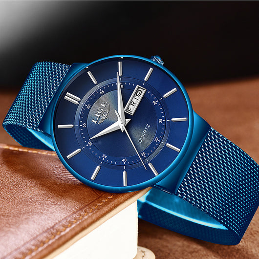 Reloj para hombre con malla metálica - Image 2