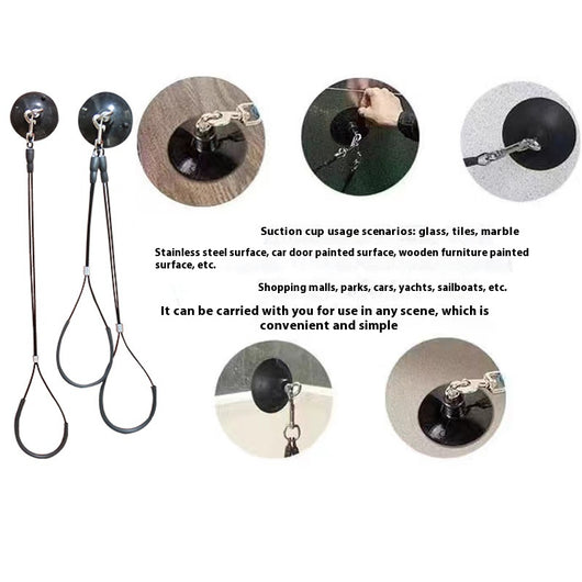 Cuerda de Baño para Mascotas con Ventosa y Alambre de Acero - Image 2