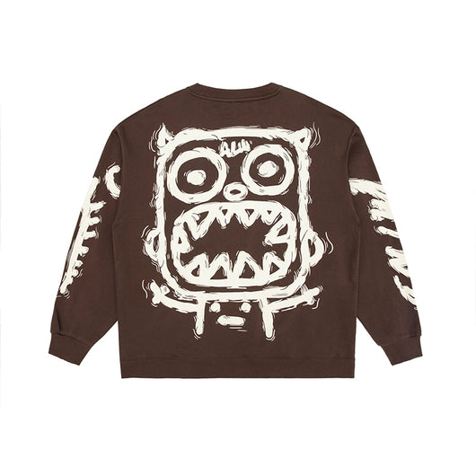Sudadera Suelta Cuello Redondo Airflow Little - Estilo Trendy para Parejas - Image 4