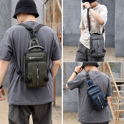 Mochila Cruzada Multifuncional para Hombre - Bolsa Pecho y Hombro - Image 2
