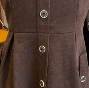 Conjunto de Dos Piezas: Vestido Camisero Cuadriculado Manga Larga Ajustado - Image 11