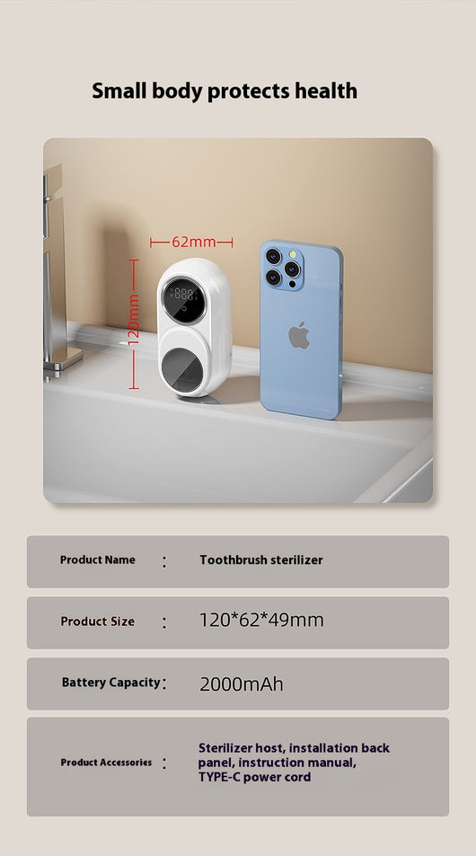 Organizador de Pared con Esterilizador Eléctrico y Secador Inteligente - Image 16