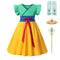 Vestido Princesa Infantil de Algodón para Niñas