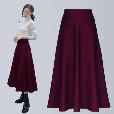 Falda Slim de Cintura Alta Elástica para Mujer - Image 5