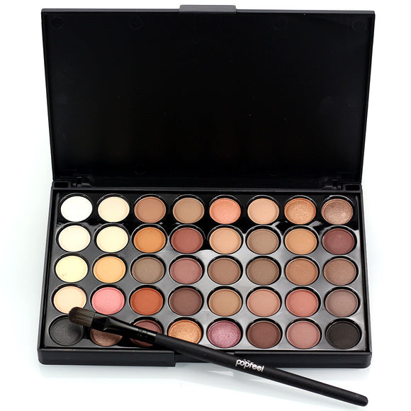 Paleta de Glitter Maquillaje 40 Colores Resistente al Agua