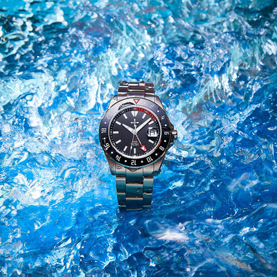 Reloj Hombre Acero Inoxidable Cristal Zafiro Luminoso Resistente al Agua - Image 12