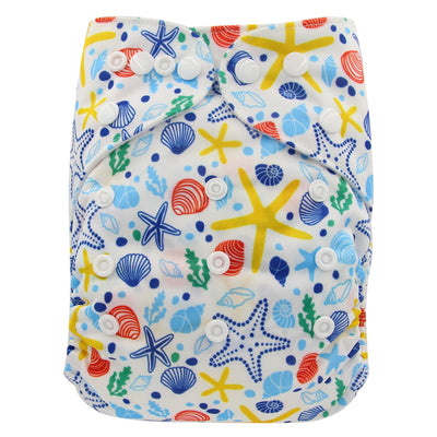 Pañal de Tela Reutilizable Transpirable Ajustable para Bebé 0-3 Años - Image 58