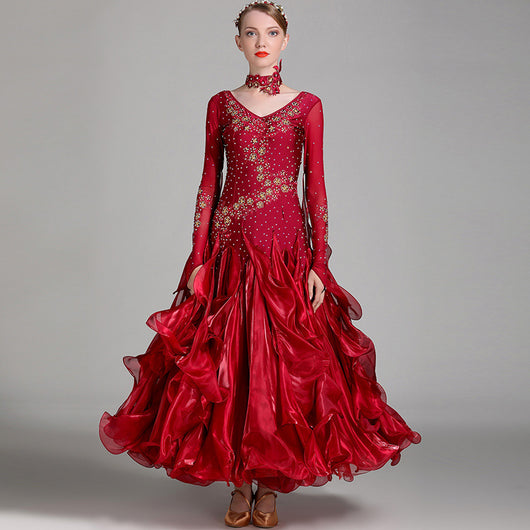 Vestido de Danza Moderna Estándar Nacional para Presentaciones - Image 7
