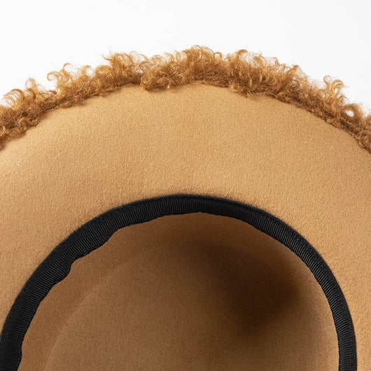 Sombrero de Lana Premium con Ala Rizada - Estilo Casual Invierno - Image 8