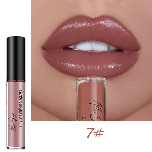 Glaseado Labial Allen Shaw - Brillo Cremoso de Larga Duración - Image 16