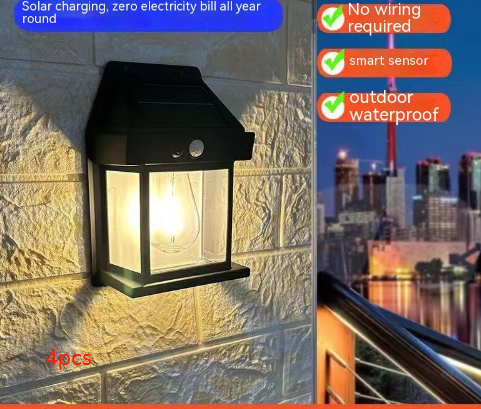Lámpara Solar de Pared para Jardín con Sensor de Movimiento - Resistente al Agua - Image 17