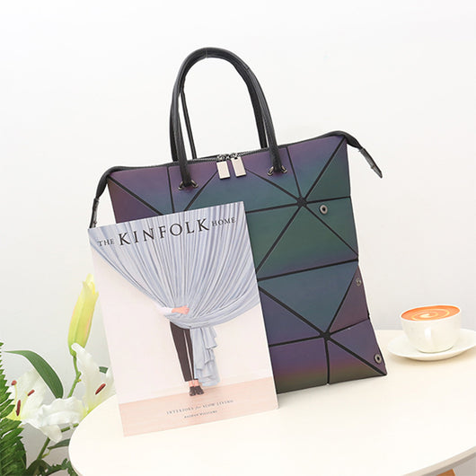 Bolso Geométrico Luminoso Plegable con Cambio de Colores - Image 3