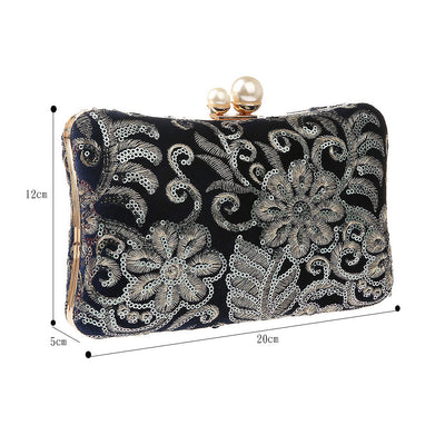 Cartera de Fiesta Retro con Lentejuelas Brillantes - Image 10