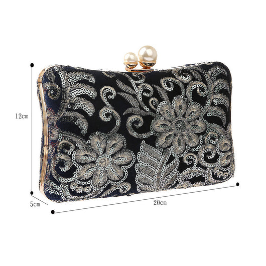Cartera de Fiesta Retro con Lentejuelas Brillantes - Image 10