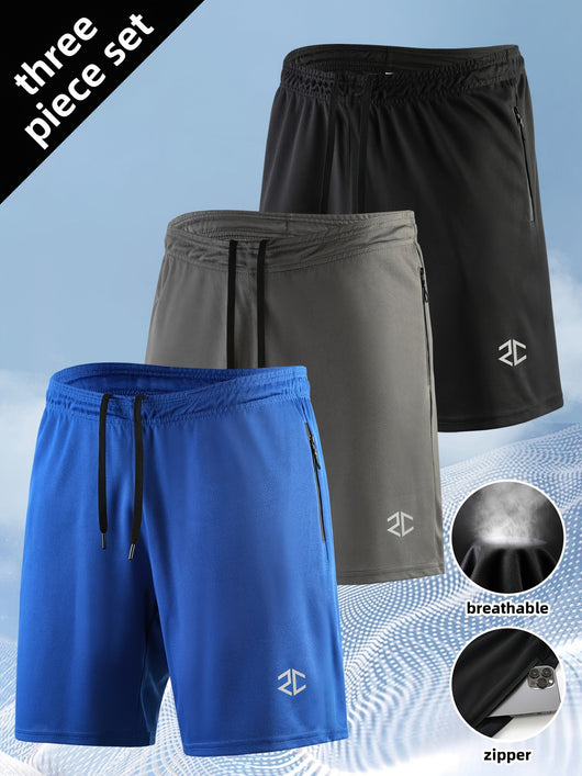 Shorts Deportivos Hombre Secado Rápido con Bolsillos Cremallera - Image 13
